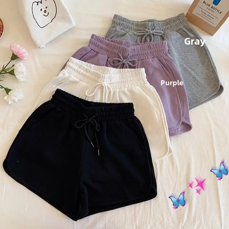 Women's 2025 Summer Korean Style Shorts High Waist Casual Loose Fit