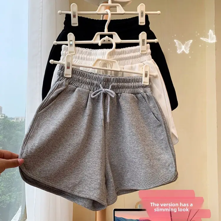 Women's 2025 Summer Korean Style Shorts High Waist Casual Loose Fit