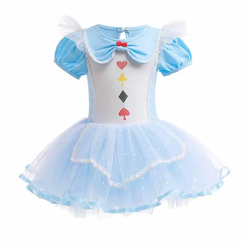 Girls Ballet Suit Training Dress Mesh Princess Dress