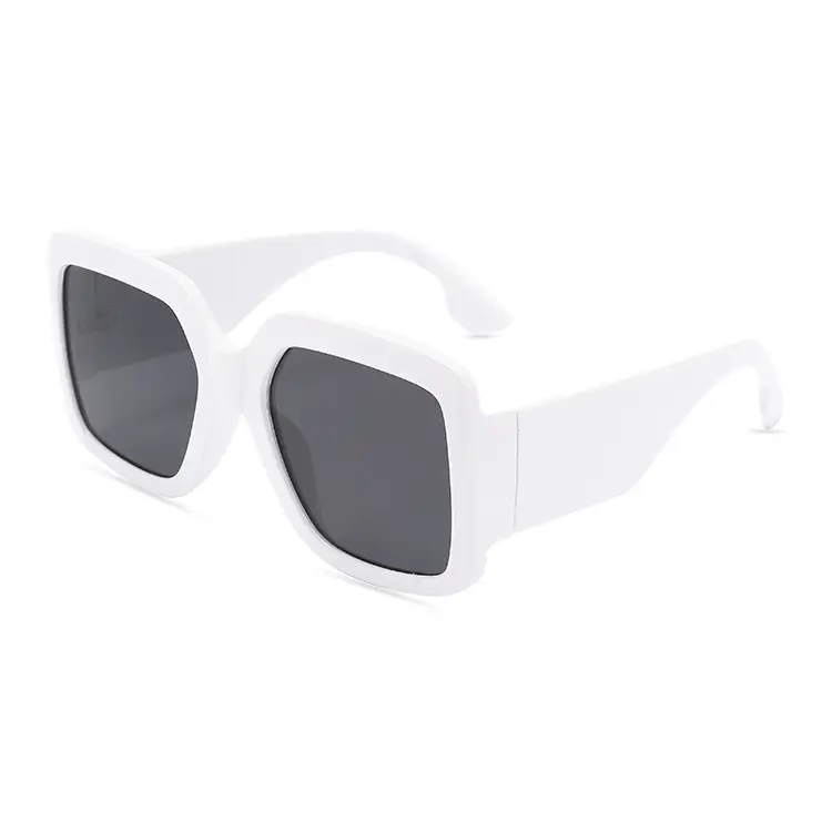 Square Sunscreen Sunglasses Large Frame Brown Tortie - Image 6