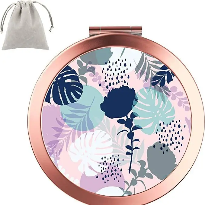 Golden HD Sublimation Makeup Mirror with Eiffel Tower Design - Image 30