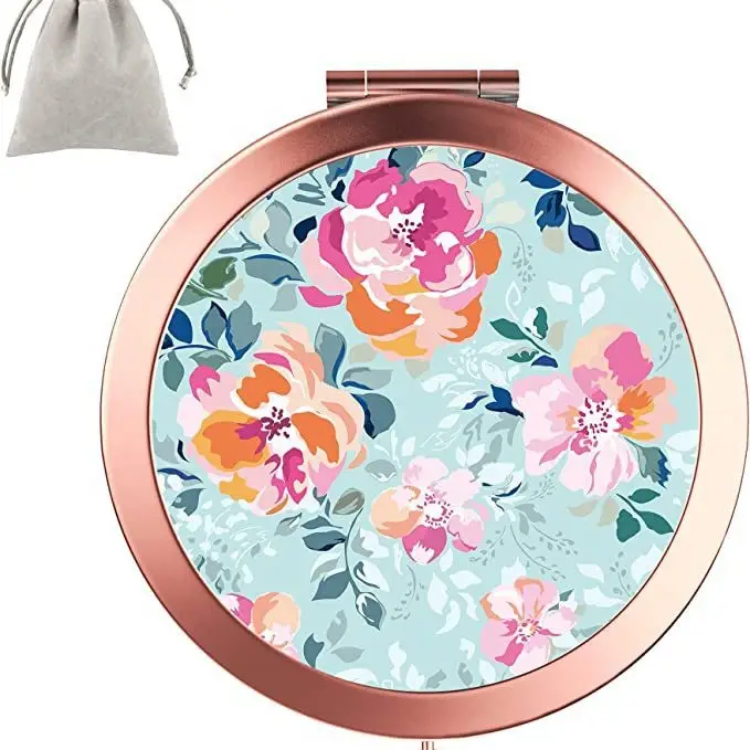 Golden HD Sublimation Makeup Mirror with Eiffel Tower Design - Image 10