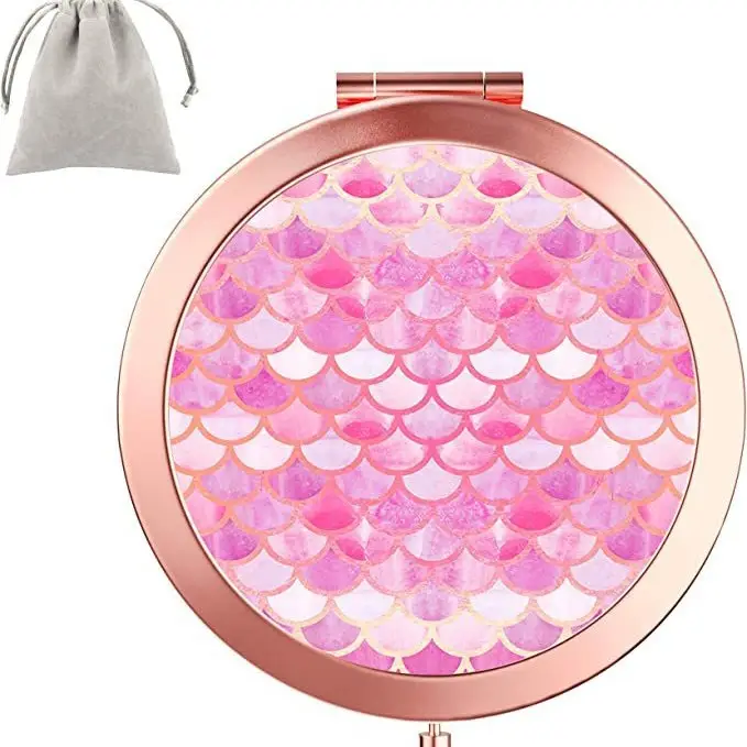 Golden HD Sublimation Makeup Mirror with Eiffel Tower Design - Image 13