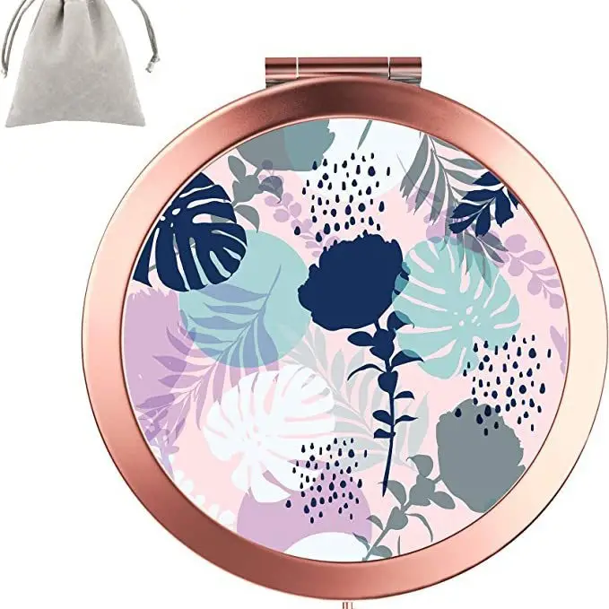 Golden HD Sublimation Makeup Mirror with Eiffel Tower Design - Image 15