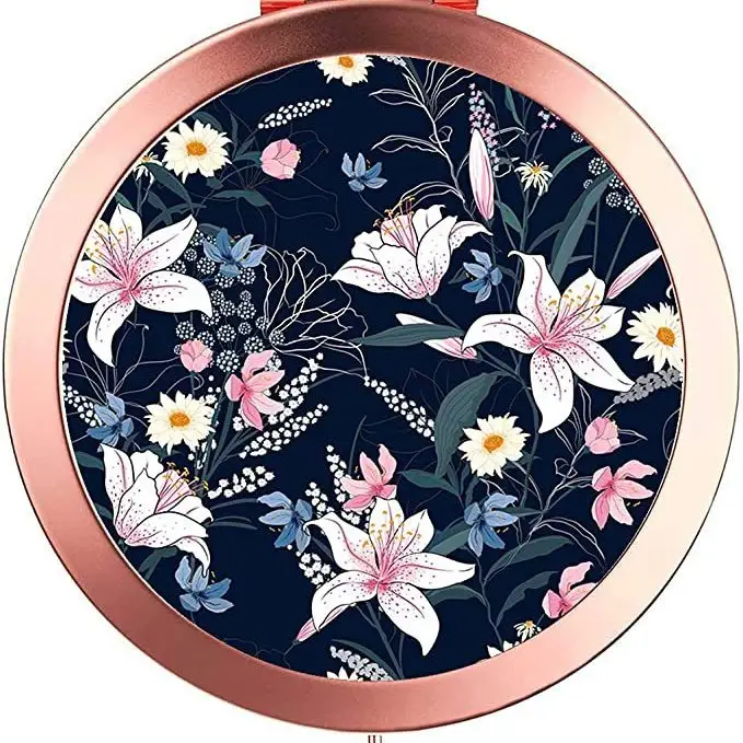 Golden HD Sublimation Makeup Mirror with Eiffel Tower Design - Image 17