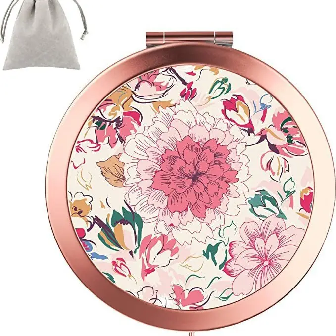 Golden HD Sublimation Makeup Mirror with Eiffel Tower Design - Image 23