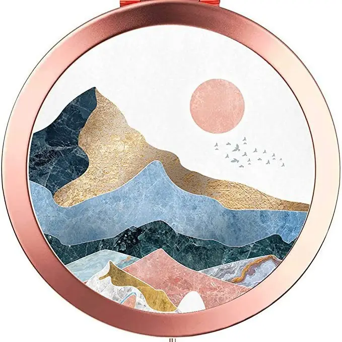 Golden HD Sublimation Makeup Mirror with Eiffel Tower Design - Image 28