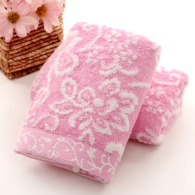 Bamboo Floral Towels Small Absorbent Soft Face Towel - Image 6