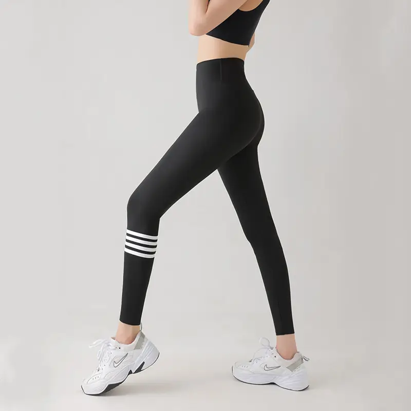 Black High Waist Hip Lifting Slimming Pants for Women - Image 3