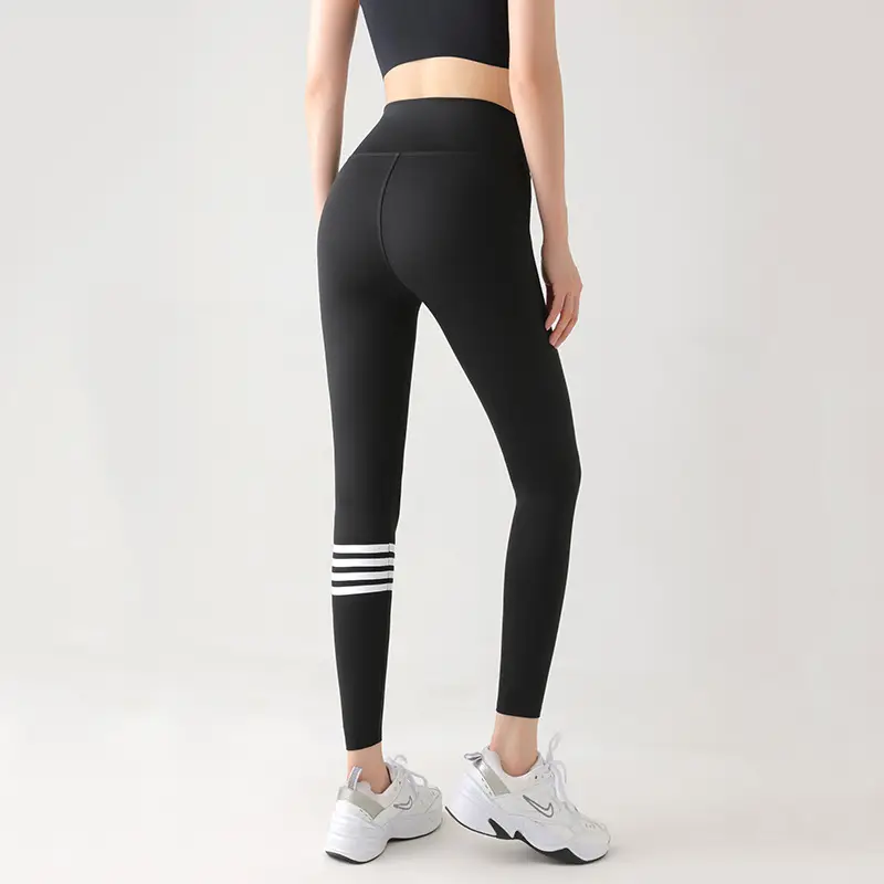 Black High Waist Hip Lifting Slimming Pants for Women - Image 4