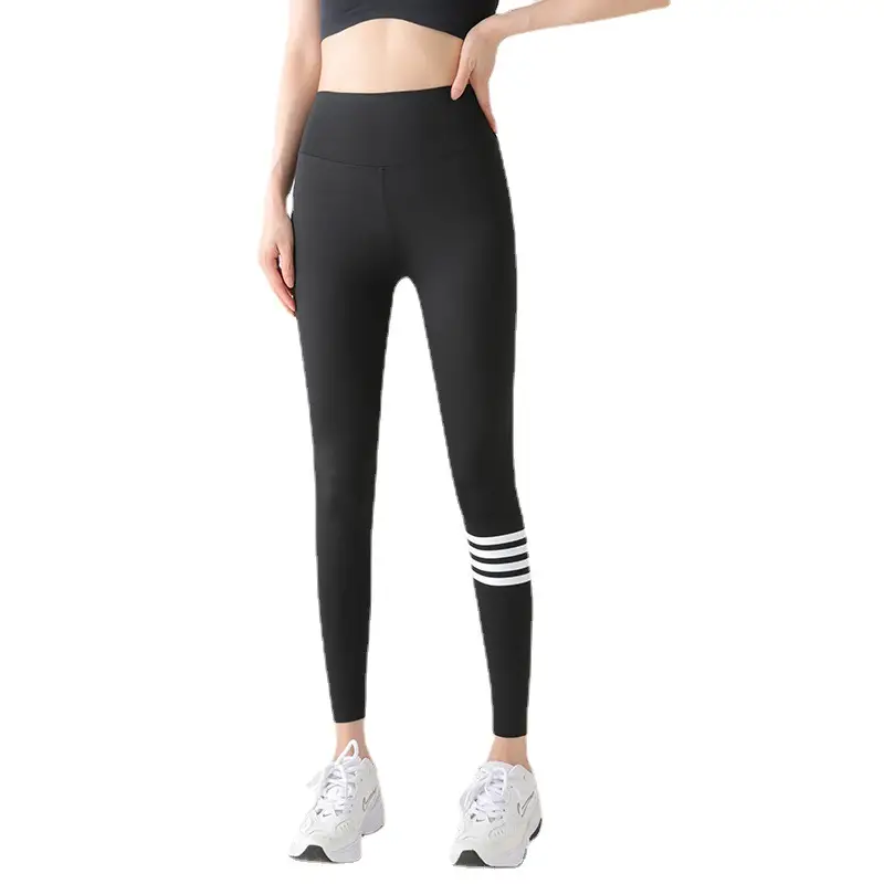 Black High Waist Hip Lifting Slimming Pants for Women - Image 5