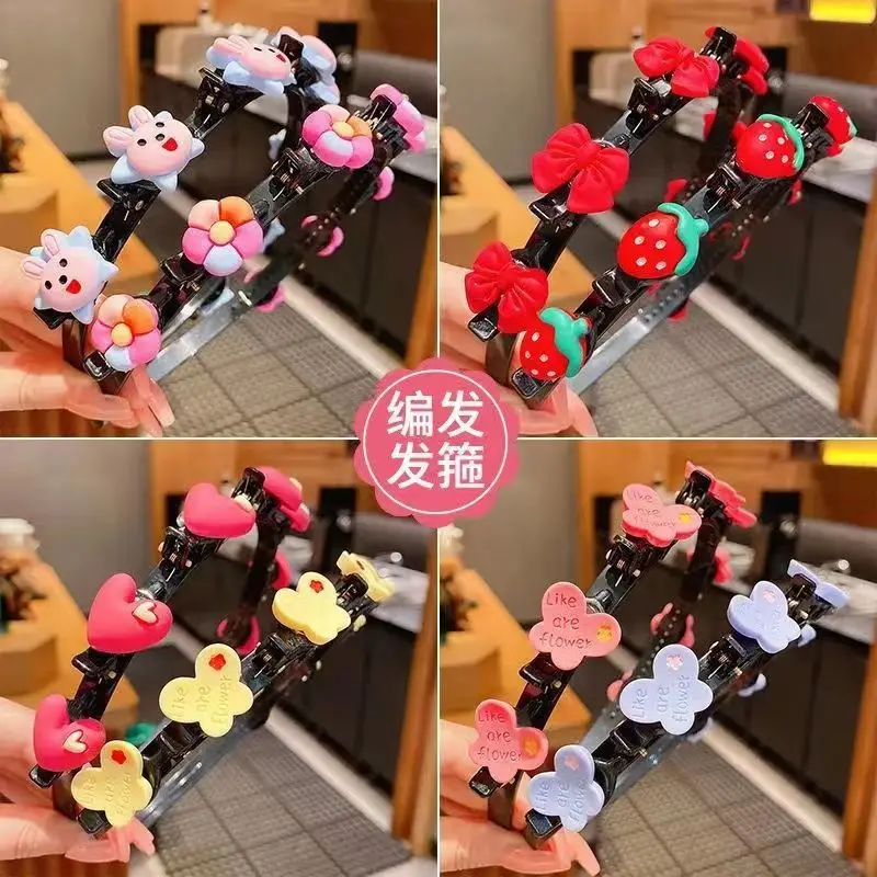 Pink Butterfly Hairband for Girls, 11.3cm, Multi-Layer Hollow Design - Image 19