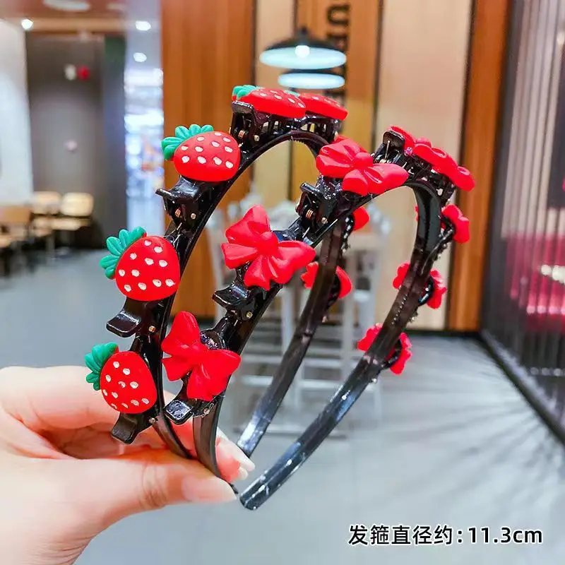 Pink Butterfly Hairband for Girls, 11.3cm, Multi-Layer Hollow Design - Image 20