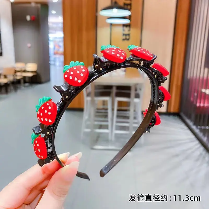 Pink Butterfly Hairband for Girls, 11.3cm, Multi-Layer Hollow Design - Image 21
