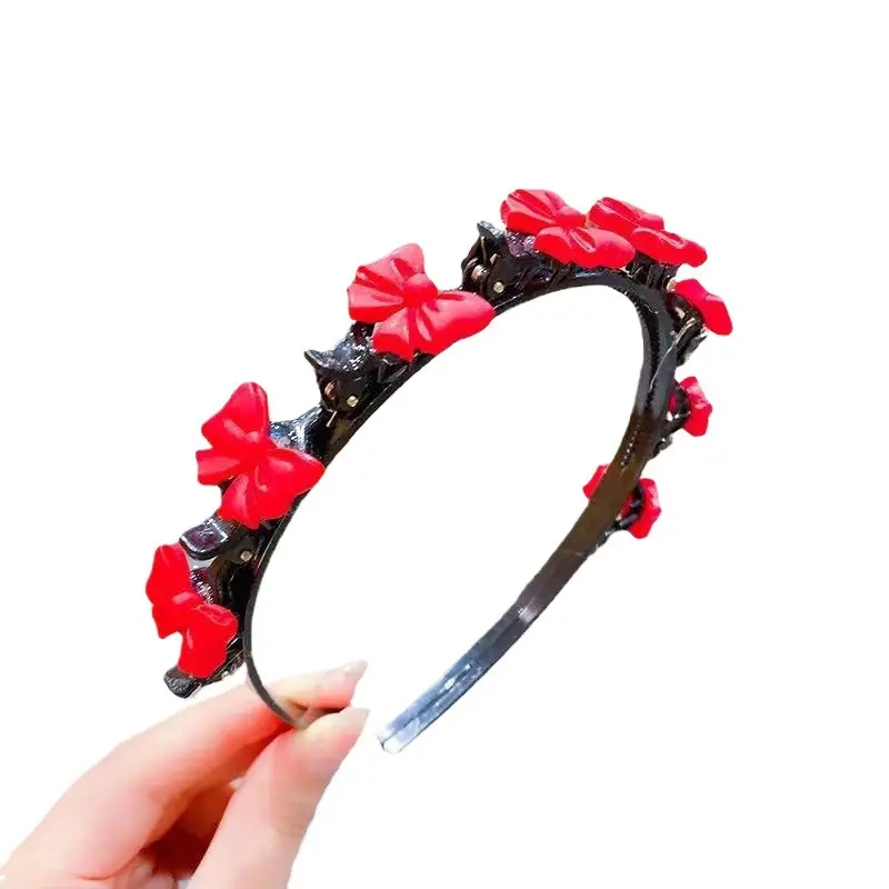 Pink Butterfly Hairband for Girls, 11.3cm, Multi-Layer Hollow Design - Image 22
