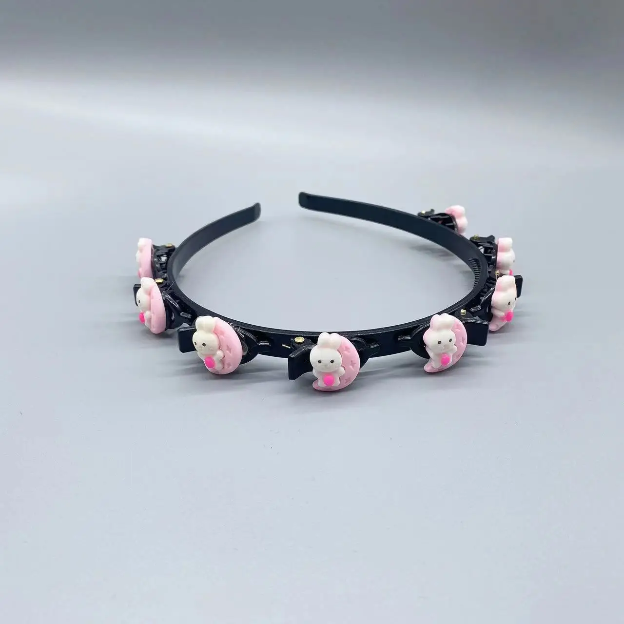 Pink Butterfly Hairband for Girls, 11.3cm, Multi-Layer Hollow Design - Image 10