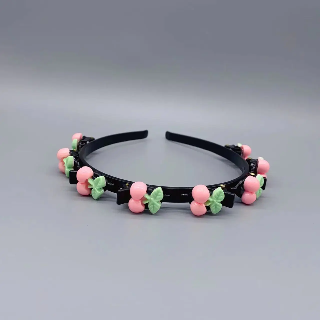 Pink Butterfly Hairband for Girls, 11.3cm, Multi-Layer Hollow Design - Image 17