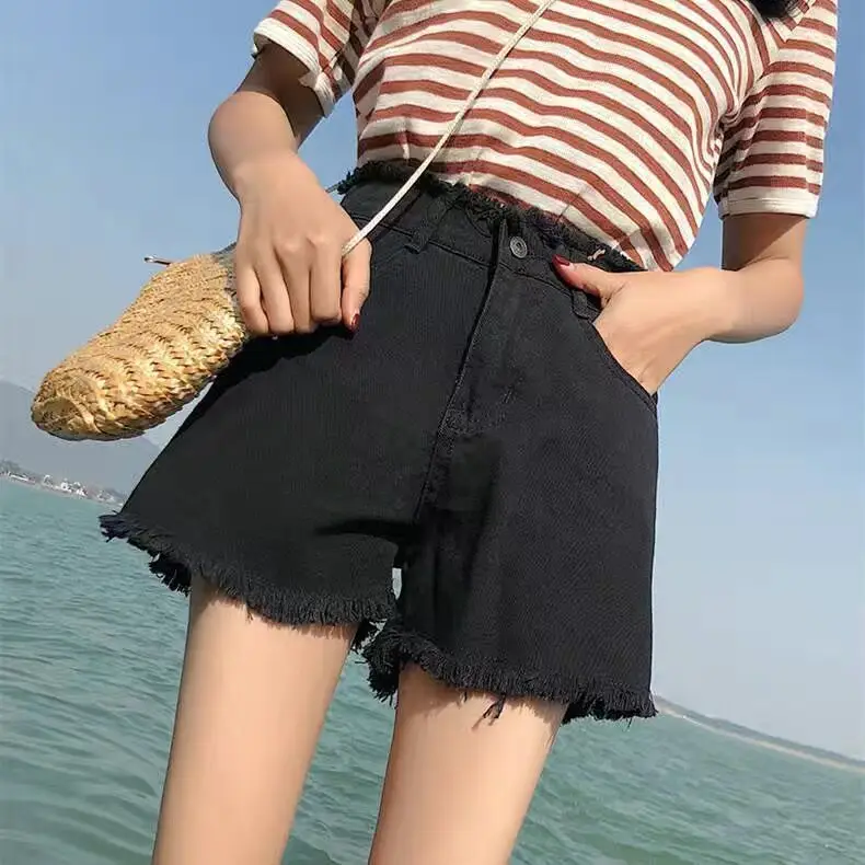 Women High Waist Straight Leg Jeans Korean Style Loose Fit - Image 5