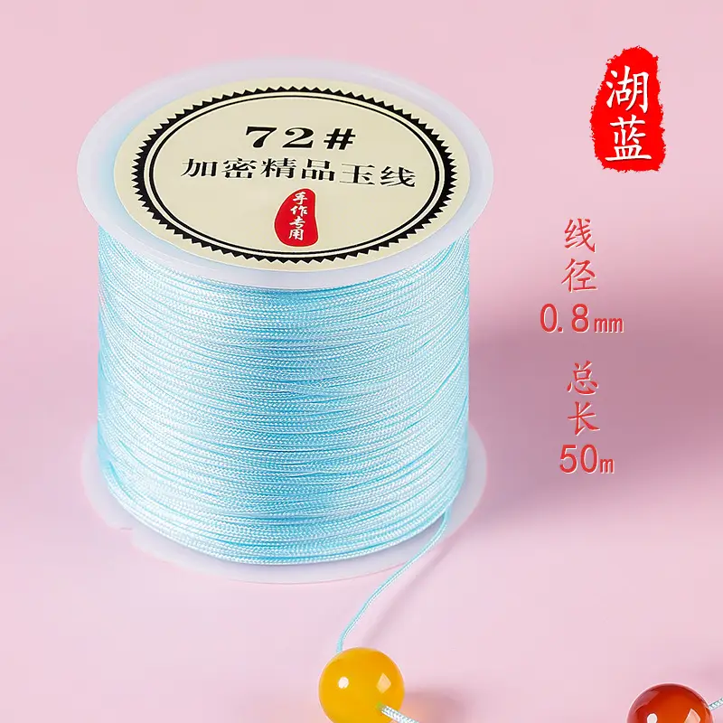 72 Jade Braided Rope for DIY Jewelry Bracelet - Image 2