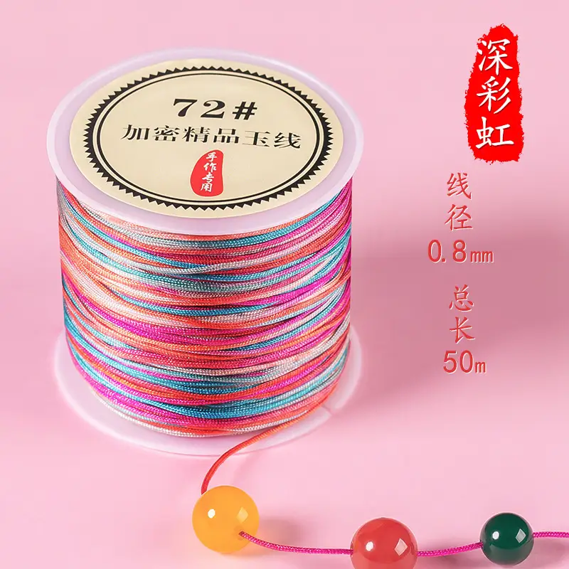 72 Jade Braided Rope for DIY Jewelry Bracelet - Image 31