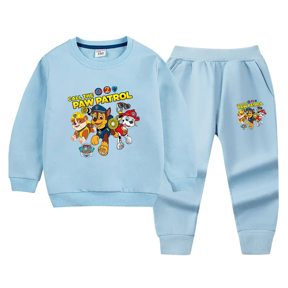 Wang Wang Boys Orange Cartoon Sweatpants Set 2022 - Image 22