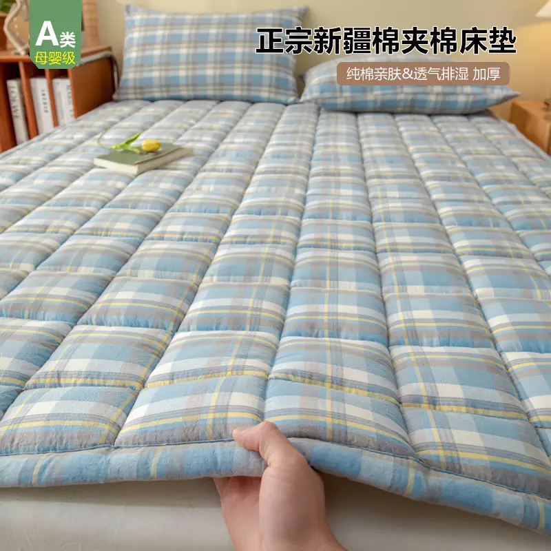 Cotton Quilted Bed Pad for Students & Home Use - Image 12