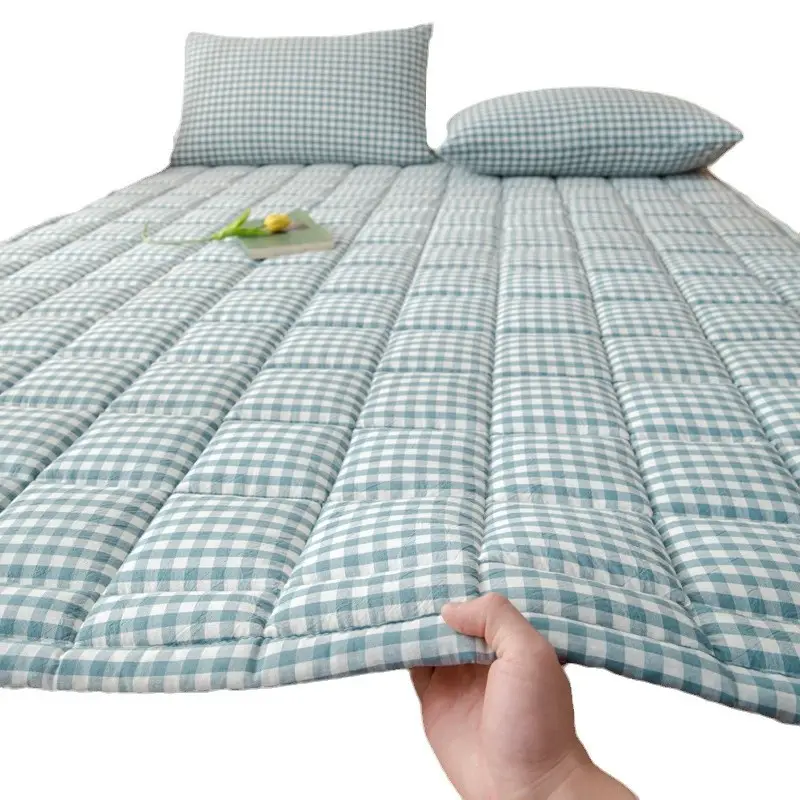 Cotton Quilted Bed Pad for Students & Home Use - Image 14
