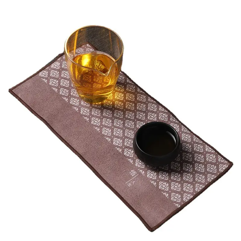 Double-Sided Fleece Zen Tea Towel 30x14.5cm - Image 11