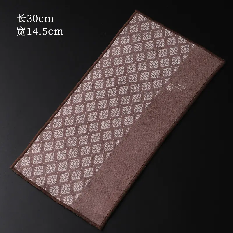 Double-Sided Fleece Zen Tea Towel 30x14.5cm - Image 4