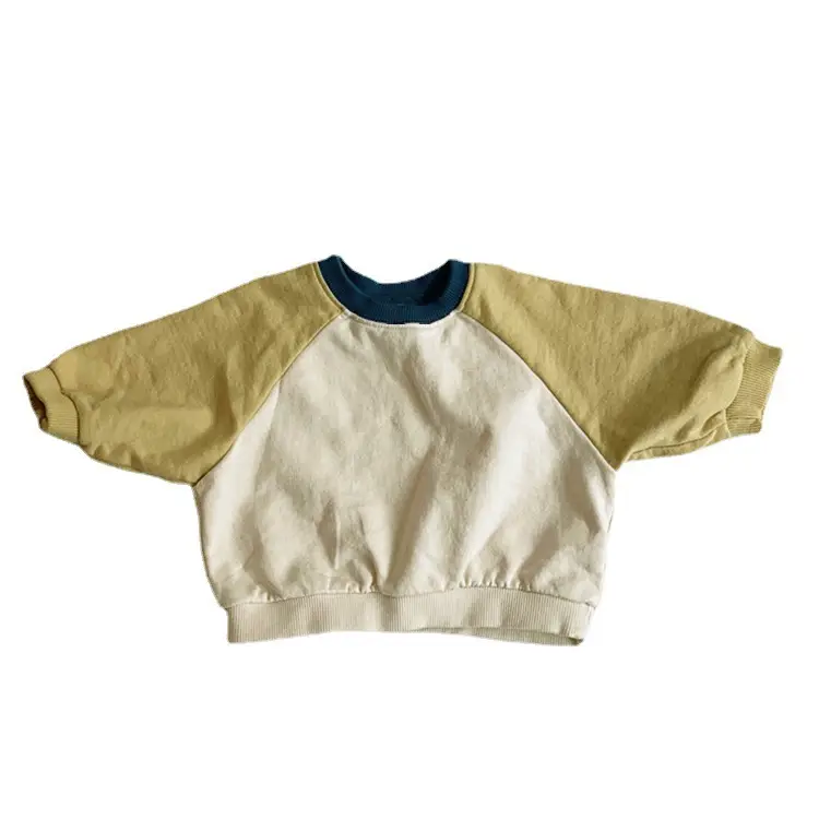 Korean Style Terry Cotton Long Sleeve T-Shirt for Boys Girls - Image 7