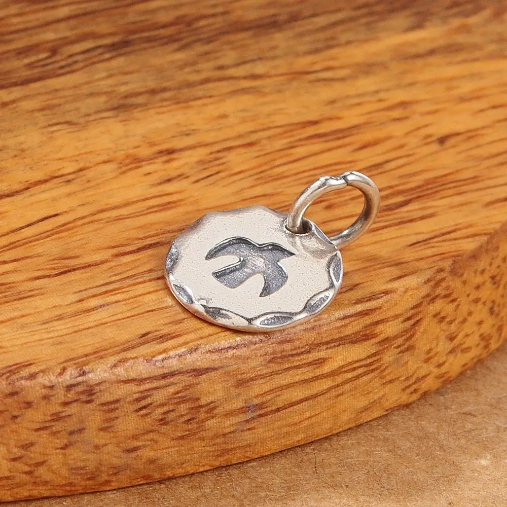 S925 Sterling Silver Flying Eagle Pendant Set - Image 4
