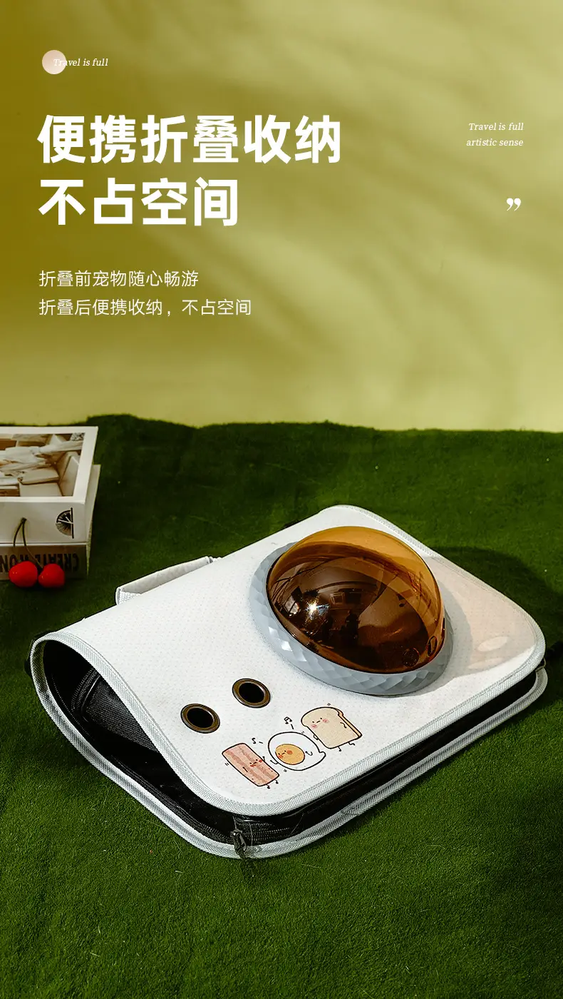 Pet Portable Cat Bag Cartoon Foldable Shoulder Bag — feature 16