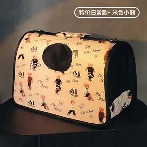 Pet Portable Cat Bag Cartoon Foldable Shoulder Bag - Image 21