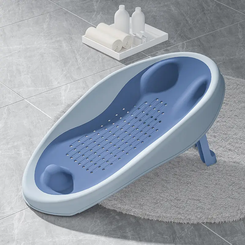 Folding Baby Bath Mat with Soft Non-Slip Surface Yellow - Image 3