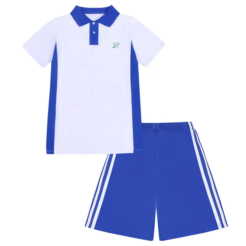 Blue Polo Track Suit for Boys Middle School Students - Image 19