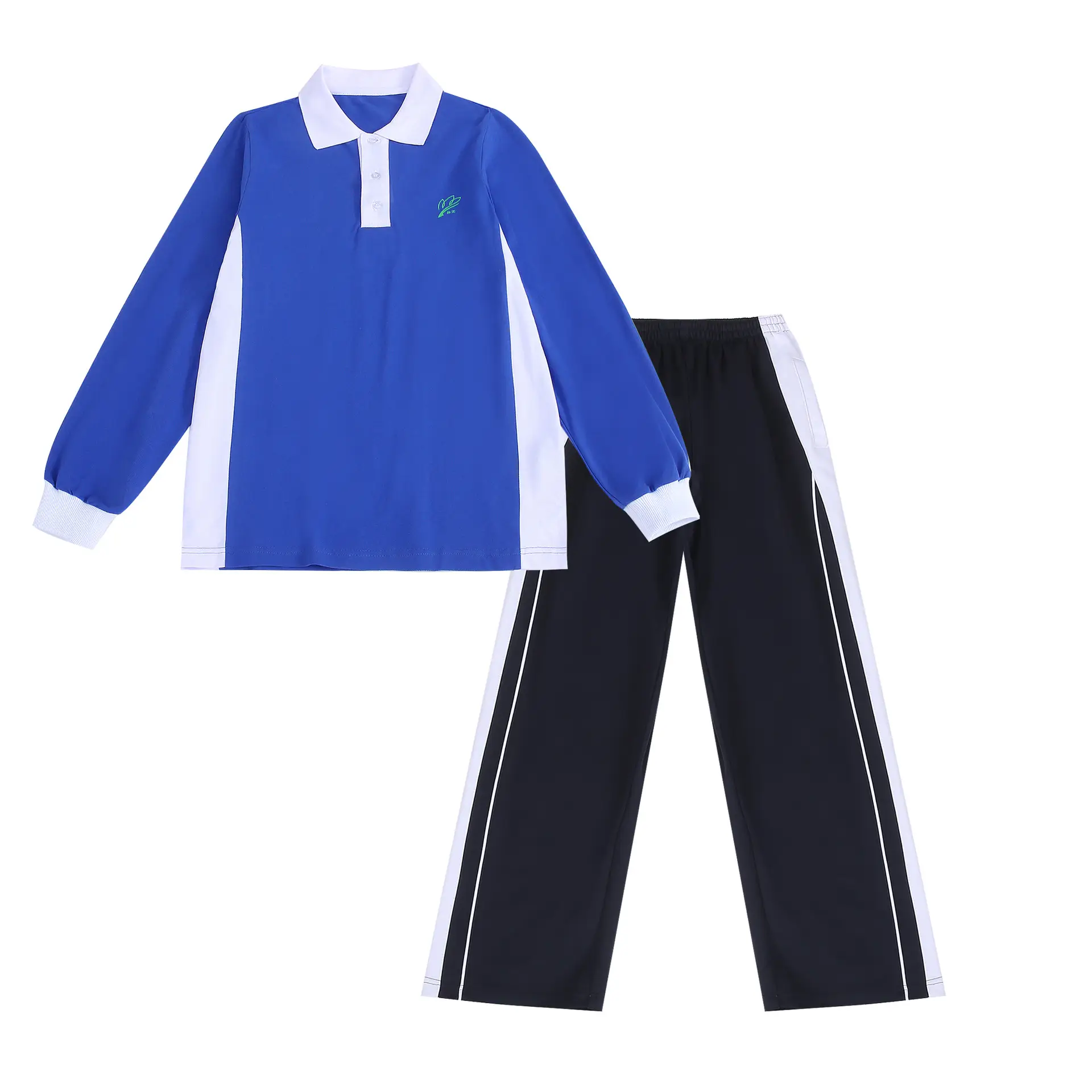 Blue Polo Track Suit for Boys Middle School Students - Image 20