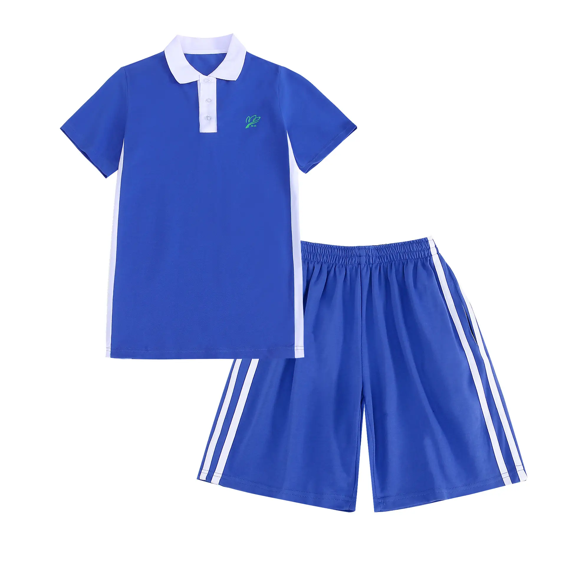 Blue Polo Track Suit for Boys Middle School Students - Image 12