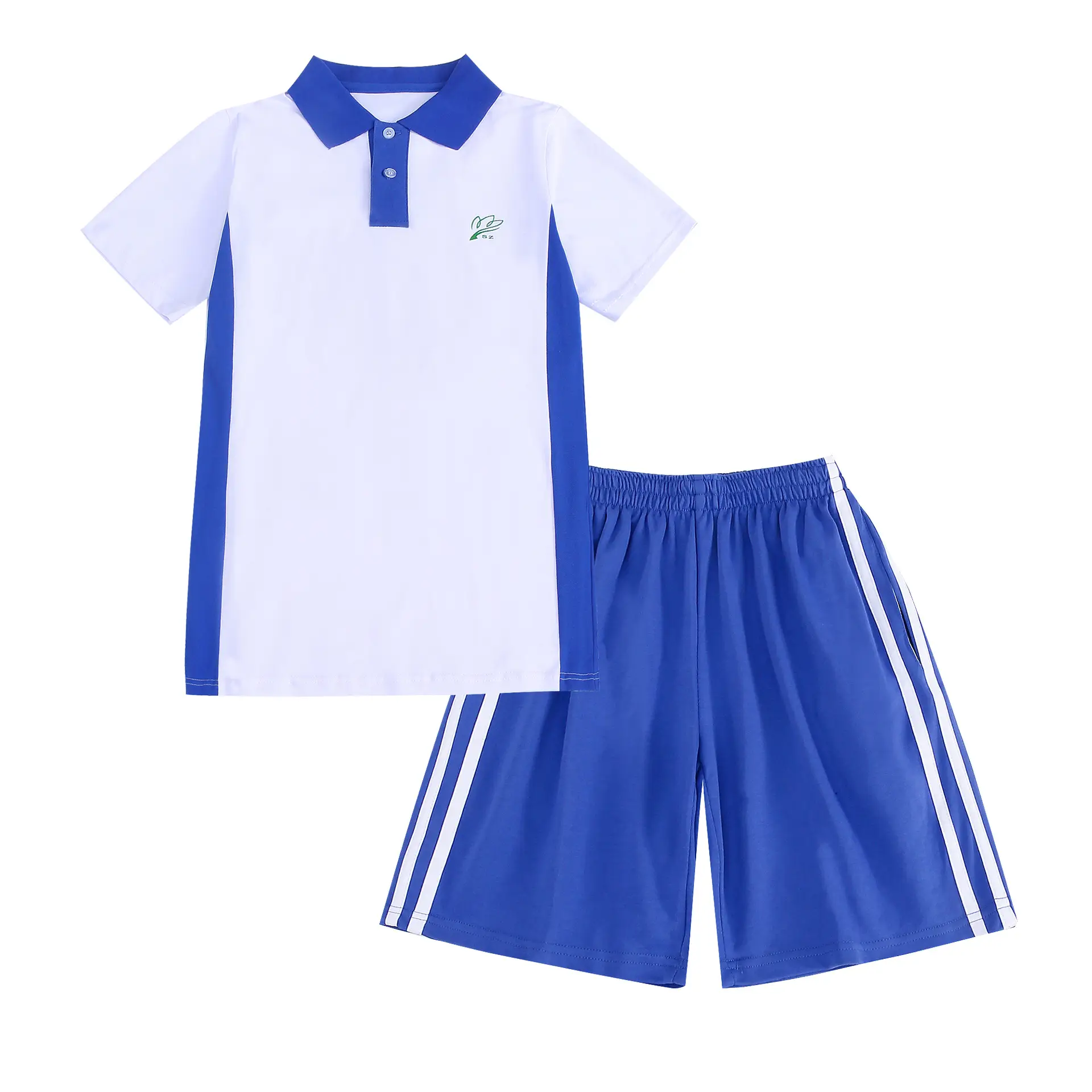 Blue Polo Track Suit for Boys Middle School Students - Image 13