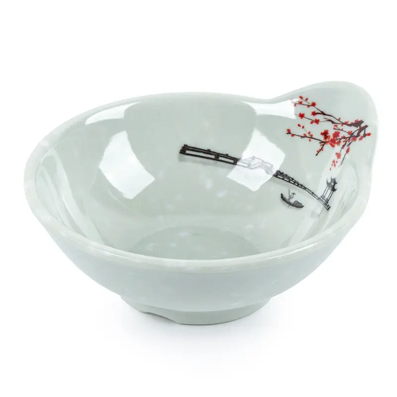 Melamine Plum Blossom Bowl Set of 6 - Image 13