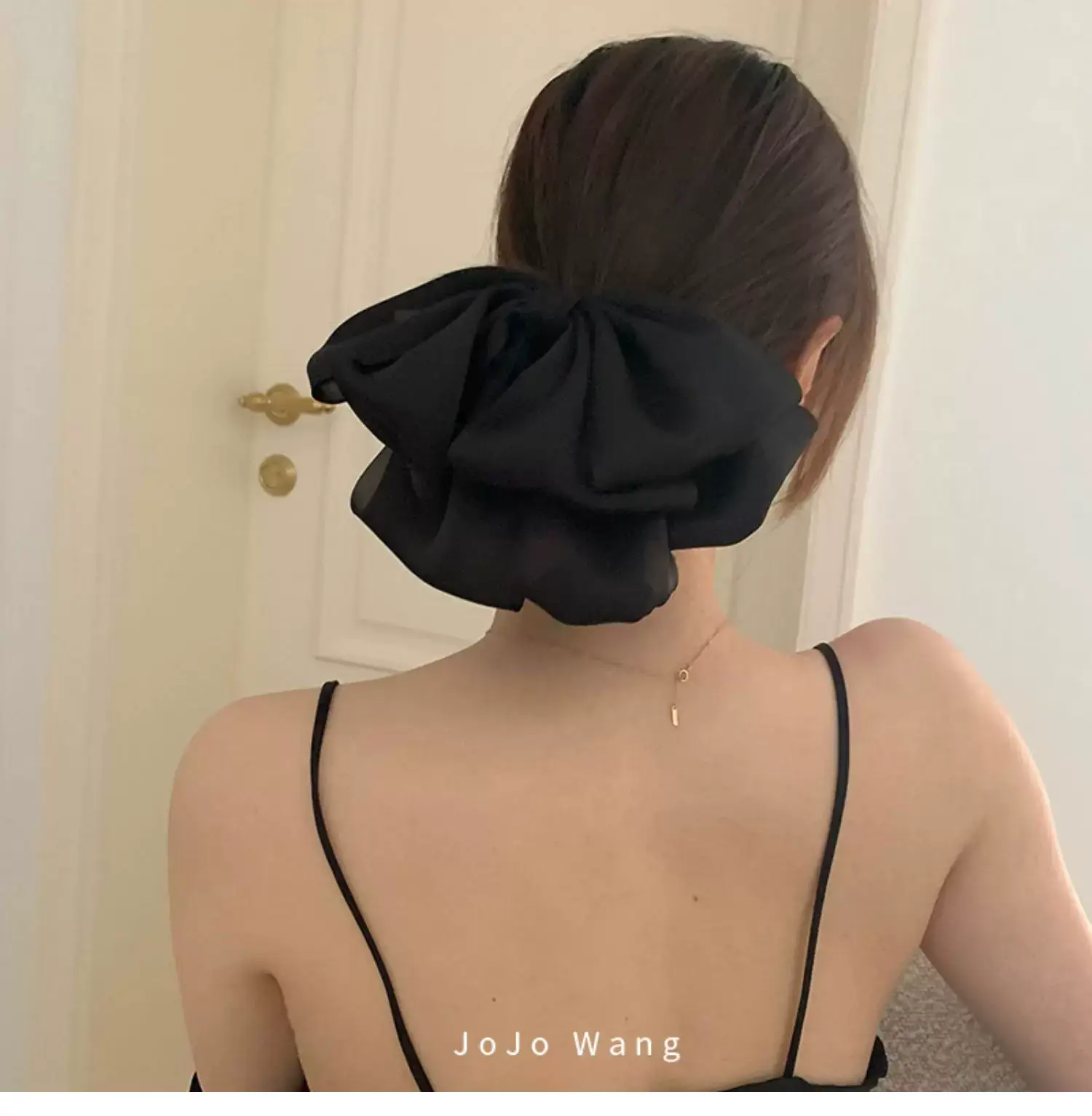 Black Big Bow Hairpin for Women — feature 15