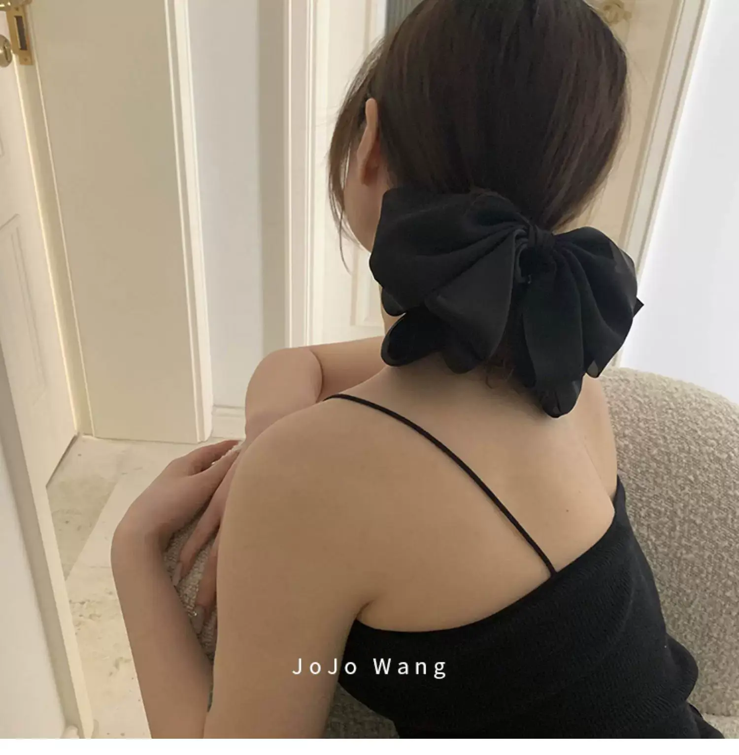 Black Big Bow Hairpin for Women — feature 24