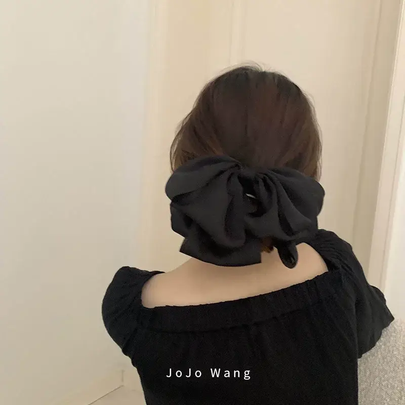 Black Big Bow Hairpin for Women — feature 31