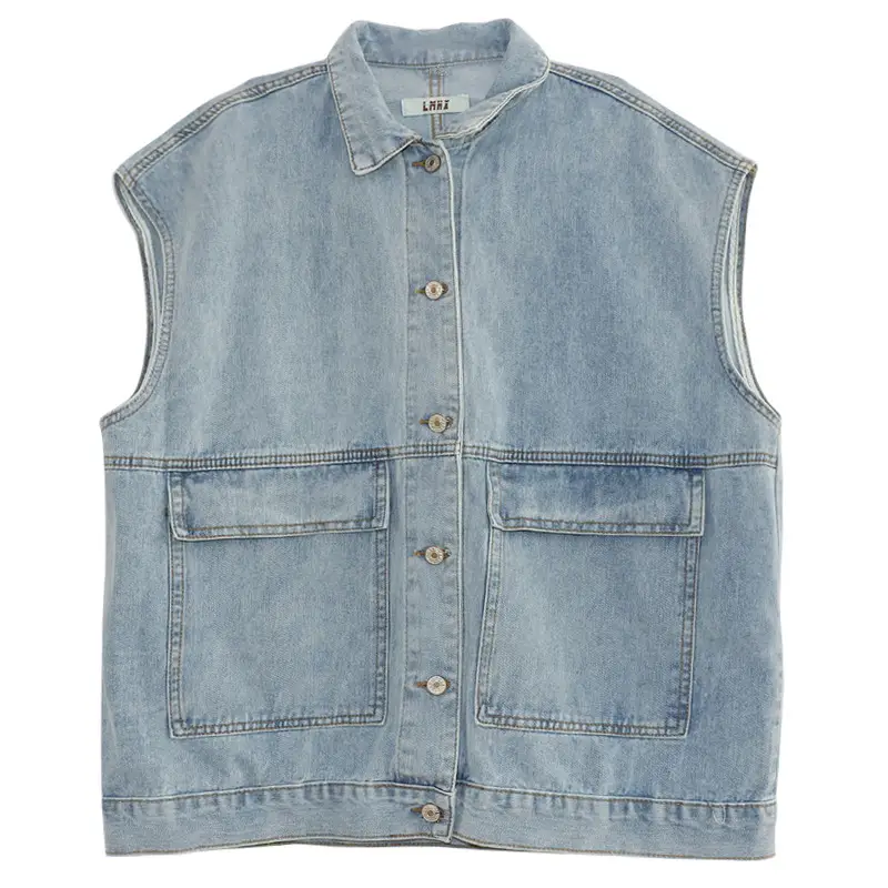 Women Denim Vest Vest Top Vest Autumn 2022 - Image 15