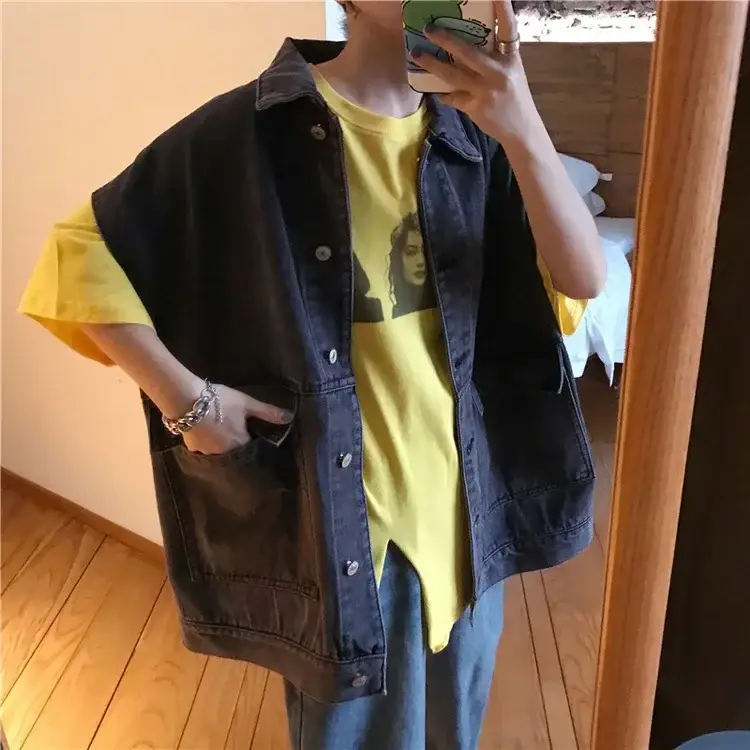 Women Denim Vest Vest Top Vest Autumn 2022 - Image 8