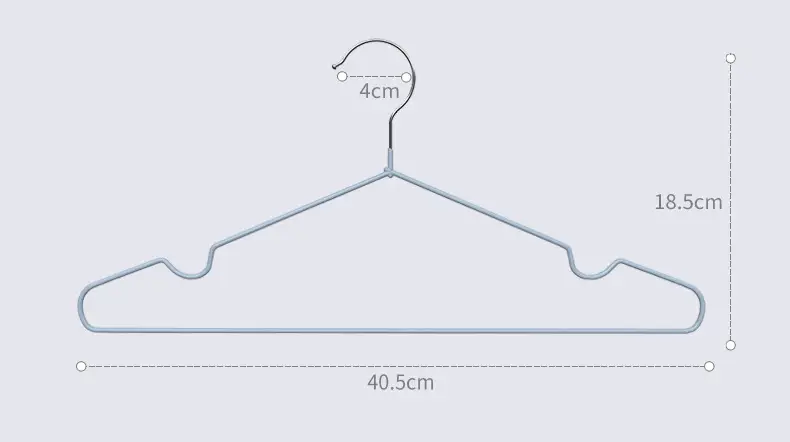 Anti-slip Hanger for Clothes 30cm Household Use — feature 15