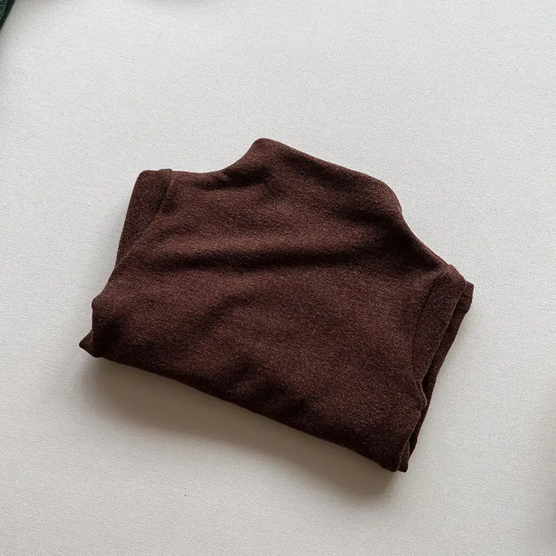 Korean Boys Girls Base Shirt 2025 Autumn Winter Candy Warm - Image 3