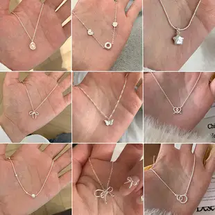 Korean Dongda Knotted Asymmetric Clavicle Necklace — feature 5