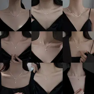 Korean Dongda Knotted Asymmetric Clavicle Necklace — feature 6