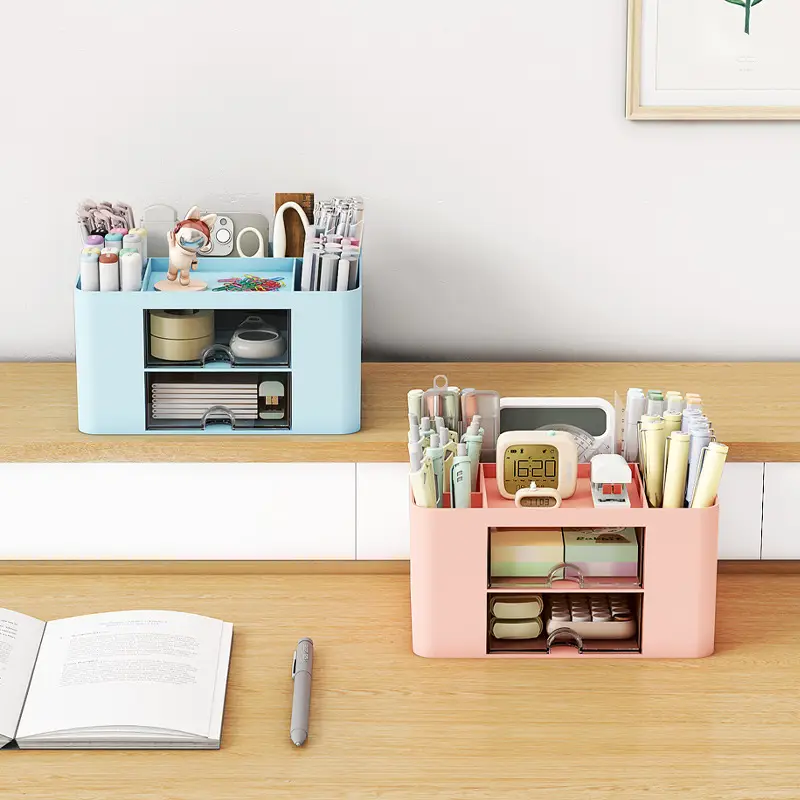Transparent Drawer Storage Box for Pen Holder & Desk Decor - Image 5