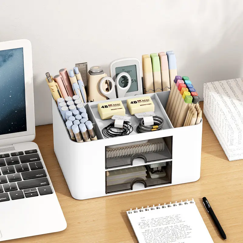 Transparent Drawer Storage Box for Pen Holder & Desk Decor - Image 6